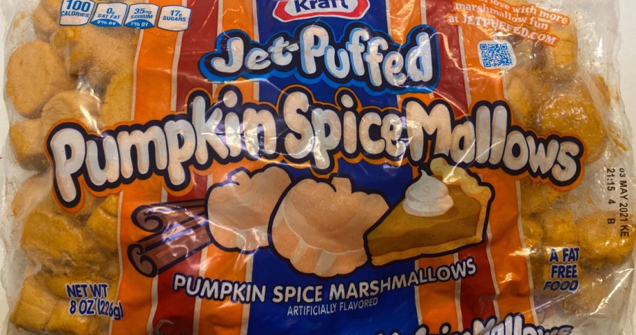 jet puffed pumpkin marshmallow bag