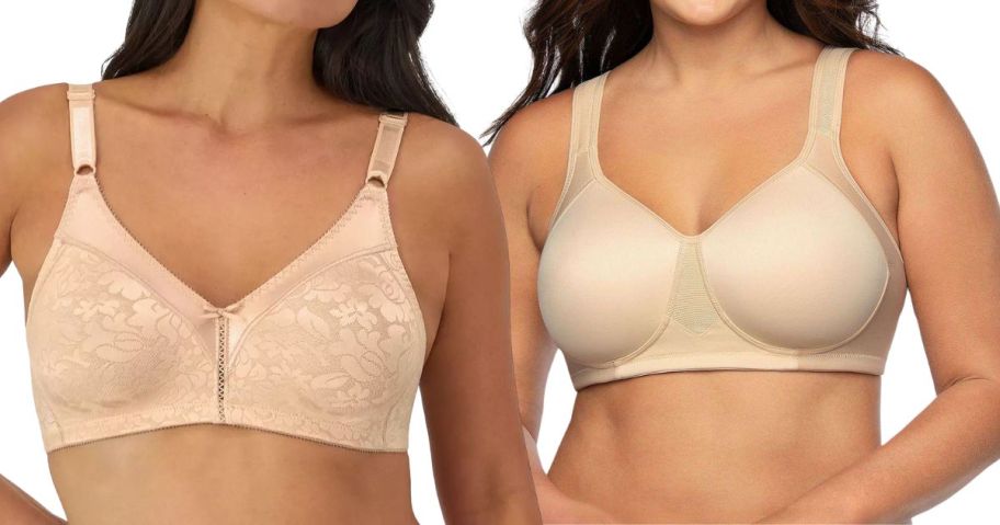 two women wearing bali and vanity fair bras