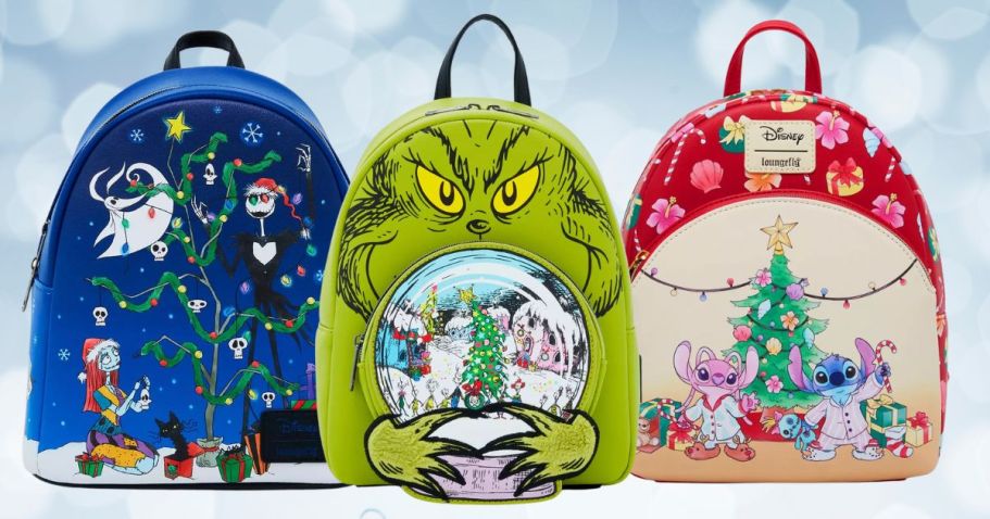 GO! Up to 50% Off Trendy Loungefly Holiday Backpacks on HotTopic.online