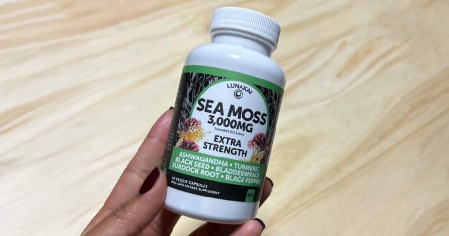 Lunakai Sea Moss 60-Count Capsules Only $12.50 Shipped on Amazon (Reg. $32)