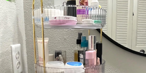 Rotating Makeup Organizer Only $15 on Amazon (Reg. $29)