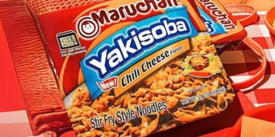 Maruchan Yakisoba Chili Cheese Ramen Noodles 8-Count Only $7.49 on Amazon