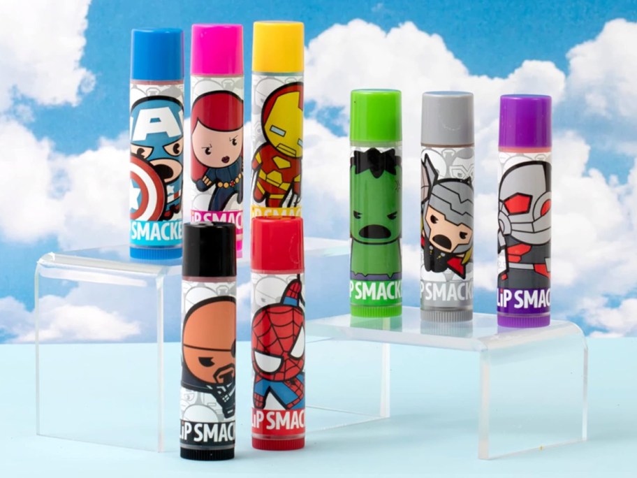 marvel lip smacker 8 piece pack -2