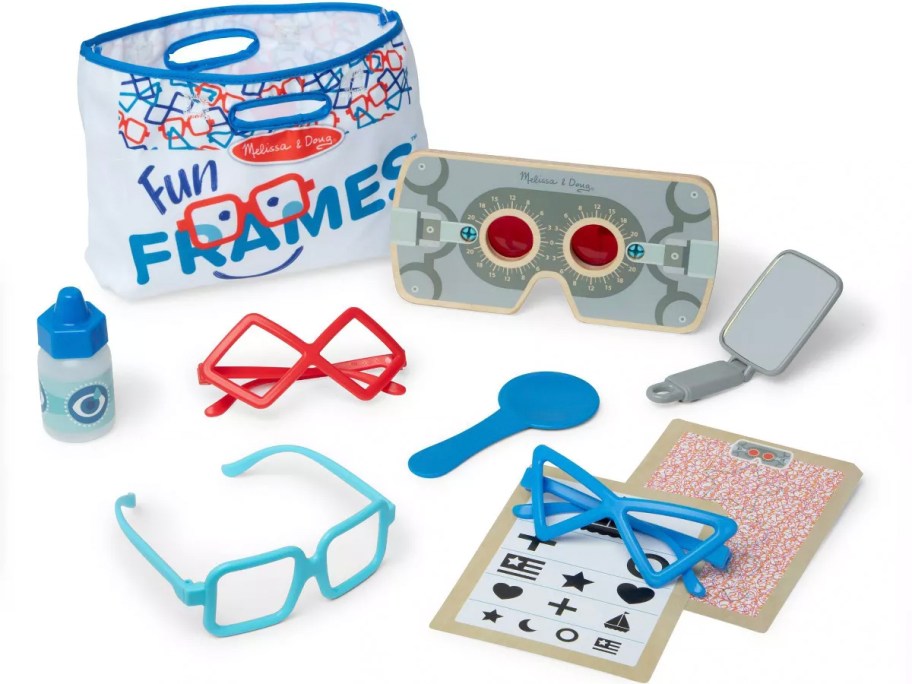 melissa and doug eye doctor kit stock image 