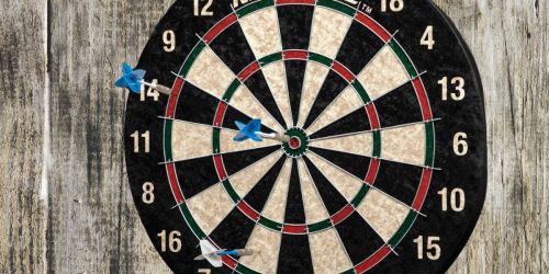 Dartboard Set w/ Six Darts Just $10 on Walmart.online (Reg. $30)