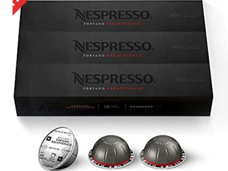 decaffinated nespresso pods