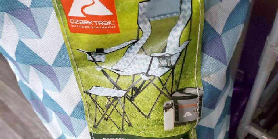 Ozark Trail Camp Chair w/ Foot Rest or Cooler Only $12 on Walmart.online