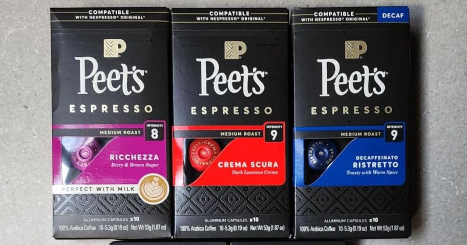 peet's espresso boxes