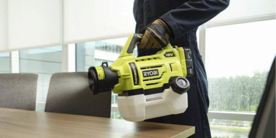 Up to 85% Off Ryobi Tools + Free Shipping | Cordless Electrostatic Sprayer Only $16.99 Shipped!