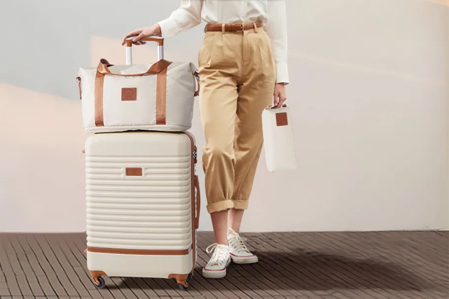 Travel 3-Piece Set Only $74.99 Shipped on Amazon | Includes Suitcase, Duffel, & Toiletry Bag