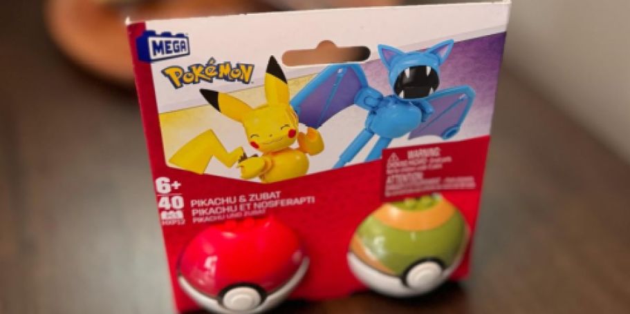 Up to 60% Off MEGA Pokémon Figures on Amazon | Pikachu Poké Ball Sets from $5.92