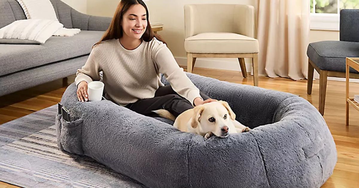 Giant Human-Sized Dog Bed Only $99.98 at Sam’s Club (Just Like Plufl – But $200 Cheaper!)