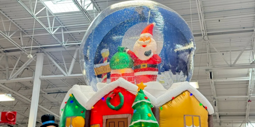 NEW Christmas Inflatables at Sam’s Club | Santa Snow Globe, Mickey Mouse, The Grinch, & More!