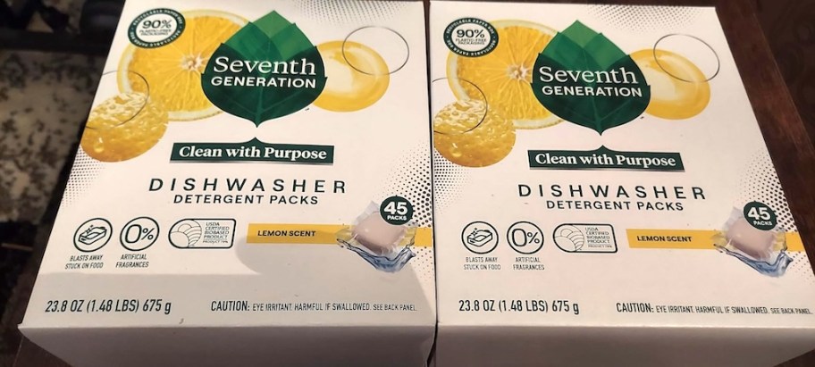 Seventh Generation dishwasher packs