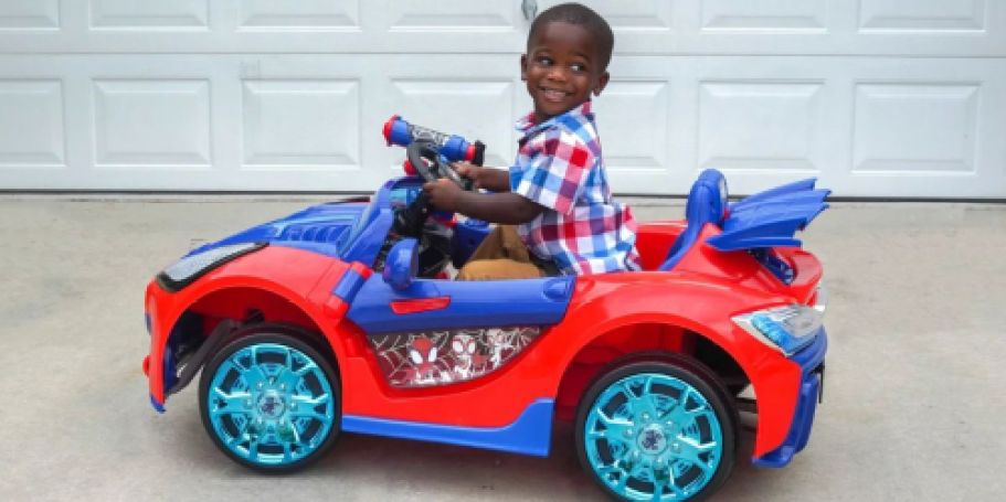 Spider-Man Ride-On Toy Only $99 Shipped on Walmart.online – It Even Has a Water Canon!