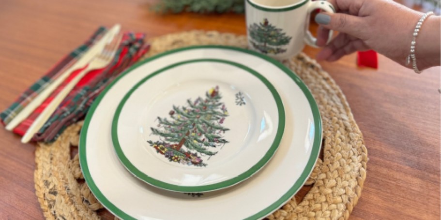 Spode Christmas Tree Collection 12-Piece Set Just $71 Shipped (Reg. $440) | Lowest Price Ever!