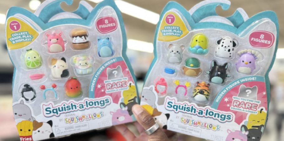 Squishmallows Squish-a-longs 8-Count Sets Just $7.49 Each on Amazon