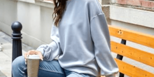 Women’s Oversized Sweatshirts Only $12.49 on Amazon (Reg. $30)