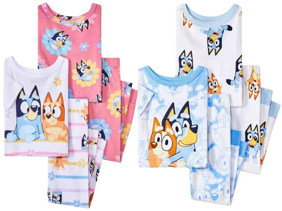 bluey pajama set stock images