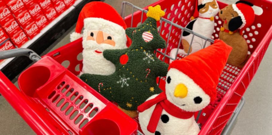 Target Christmas Throw Pillows from $10 | Many Fun Holiday Designs