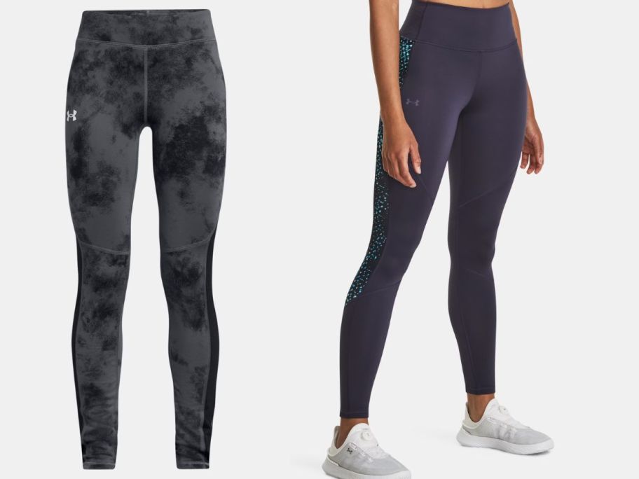 under armour girls legging stock image and woman wearing under armour leggings