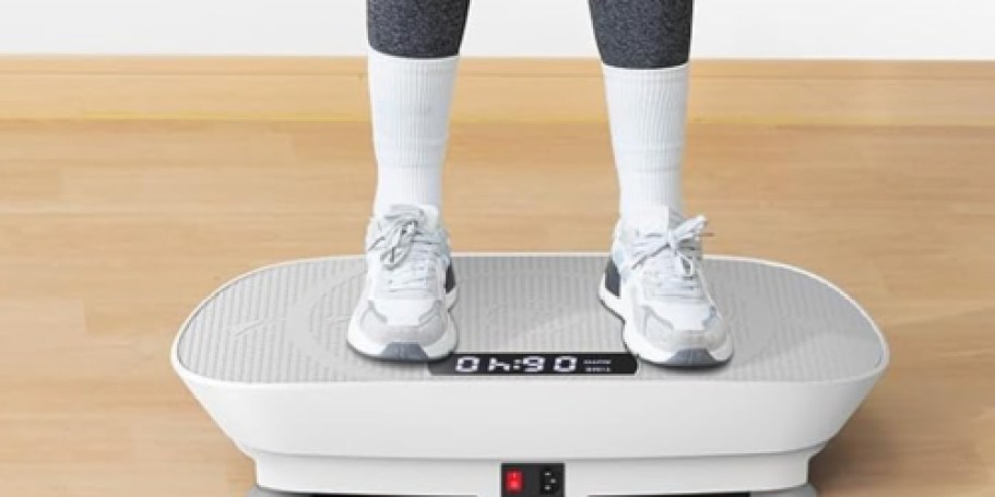 Vibration Plate Exercise Machine Only $84.99 Shipped on Amazon (10-Min Full Body Workout)