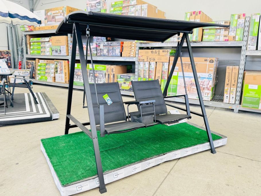 Walmart Porch Swing with Canopy & Cupholders Only $199 Shipped on Walmart.online