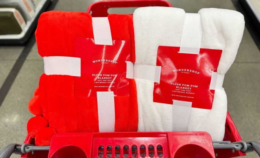 Target Wondershop Holiday Blankets from $10