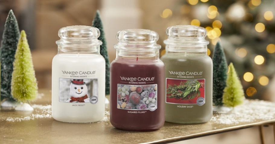 RARE Yankee Candle Free Shipping Code + 50% Off Large Jar Candles