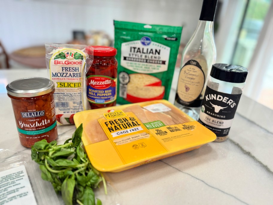 4 ingredient bruschetta chicken ingredients 