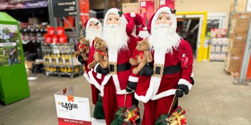 Standing 5-Foot Santa Just $49.95 Shipped on HomeDepot.online