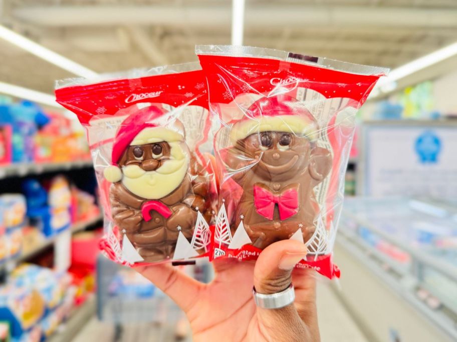 Aldi Holiday Chocolate Santa and Gingerbread man