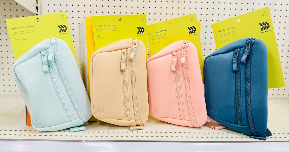 Target’s All In Motion Premium Belt Bags & Backpacks Now ONLY $15.99 (Reg. $20)