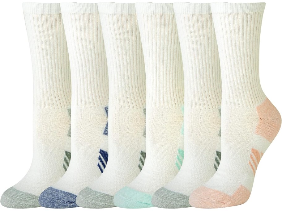 Amazon Essentials Women's Cushioned Crew Socks 10-Pack