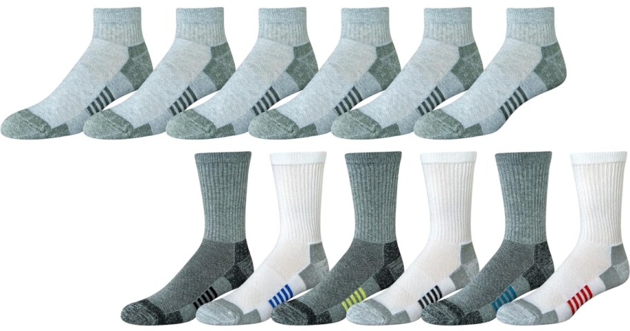 amazon essentials men's ankle and crew socks