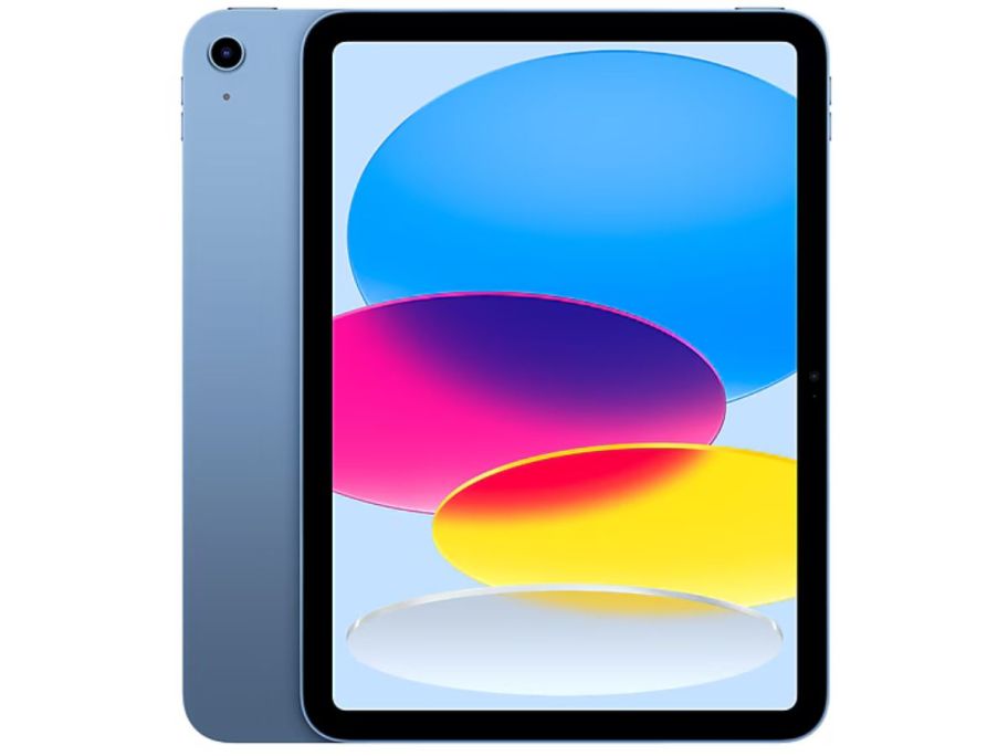 Apple iPad 10.9" 10th Generation 64GB in Blue stock image