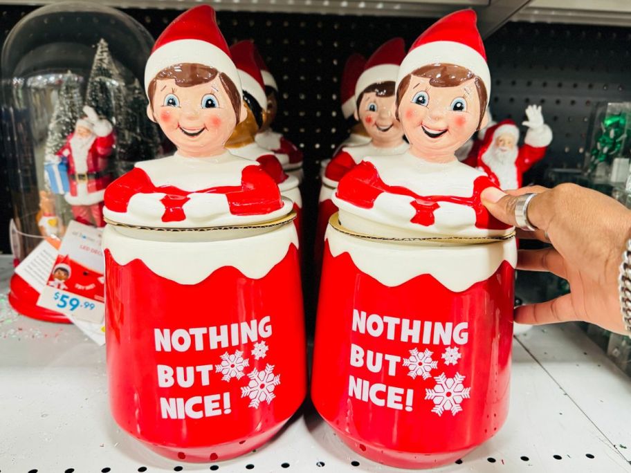 Elf on the Shelf Cookie jars