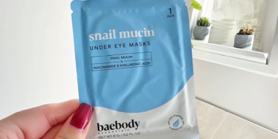 Snail Mucin Eye Masks 6-Pack Only $6 Shipped for Amazon Prime Members