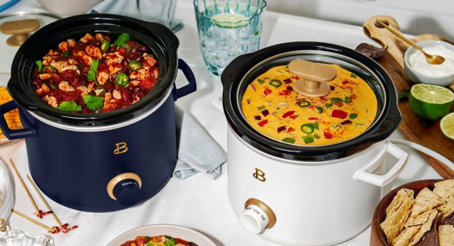 TWO Beautiful 2-Qt Slow Cookers w/ Scrub Mommy Sponges UNDER $26 on Walmart.online