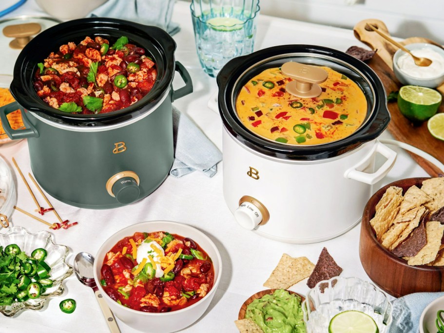 *HOT* Beautiful by Drew Barrymore Mini Slow Cooker 2-Pack Only $15 on Walmart.online