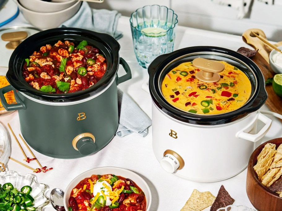 Beautiful by Drew Barrymore Mini Slow Cooker 2-Pack Only $15 on Walmart.online