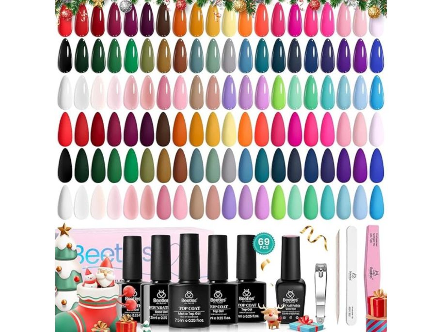 Beetles Color Whisper Collection 60-Color Gel Polish Set