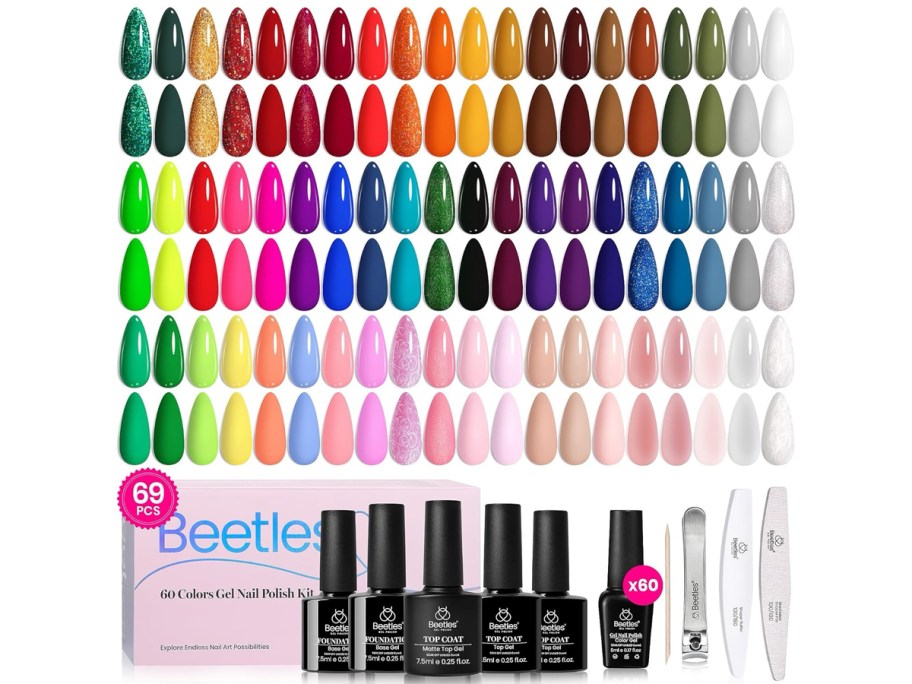Beetles Colors Perfect Collection 60 Colors Gel Polish Set