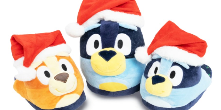 Up to 70% Off Character Shoes on Walmart.online | Bluey Christmas Slippers Just $5.98