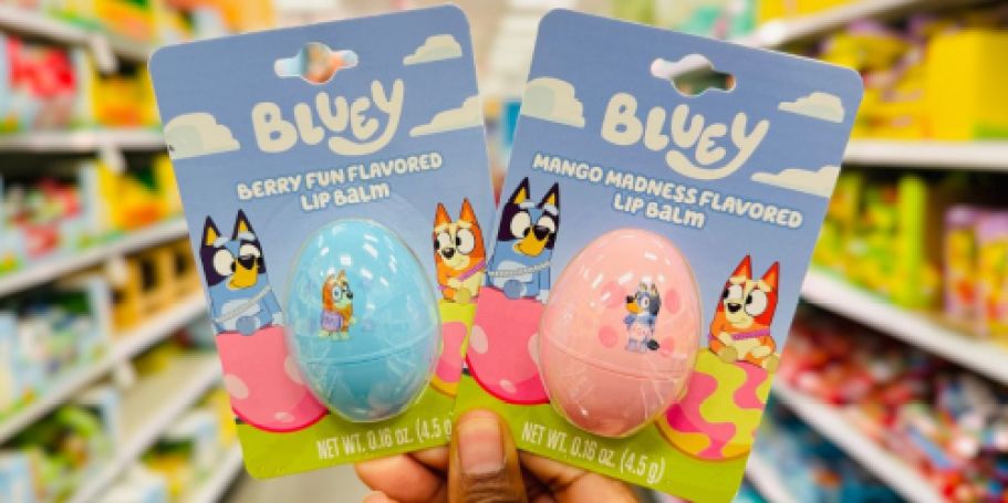 Bluey Lip Balms & Beauty Sets from $2.99 at Target (Cute Easter Basket Fillers!)