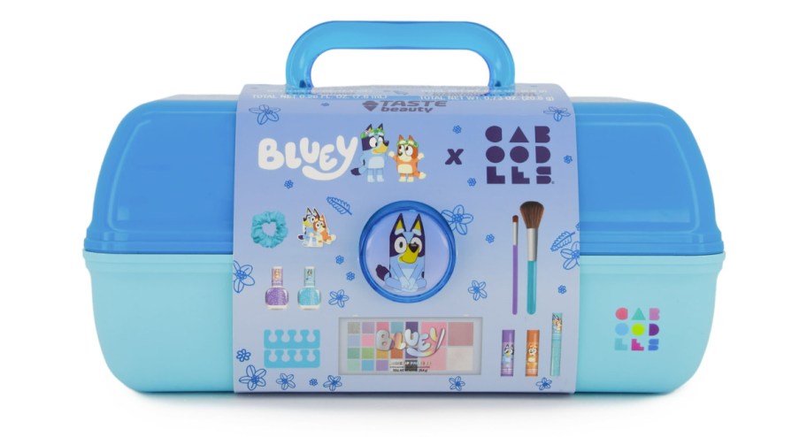 Bluey caboodle with 12 items inside