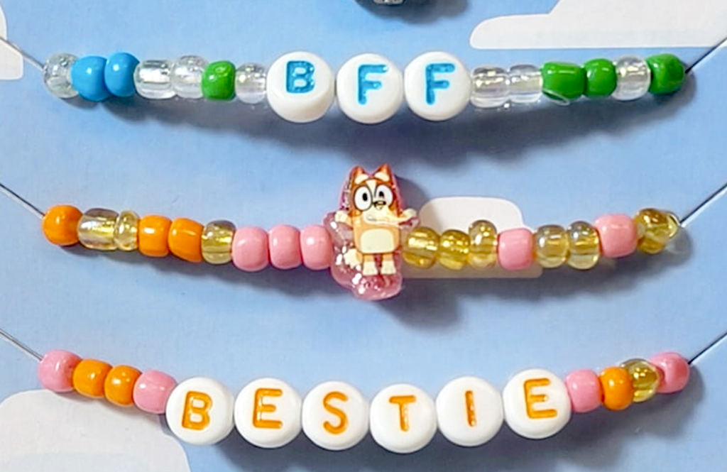 Bluey BFF Beaded Bracelets 8-Pack Only $5.97 on Walmart.online (Stocking Stuffer Idea!)