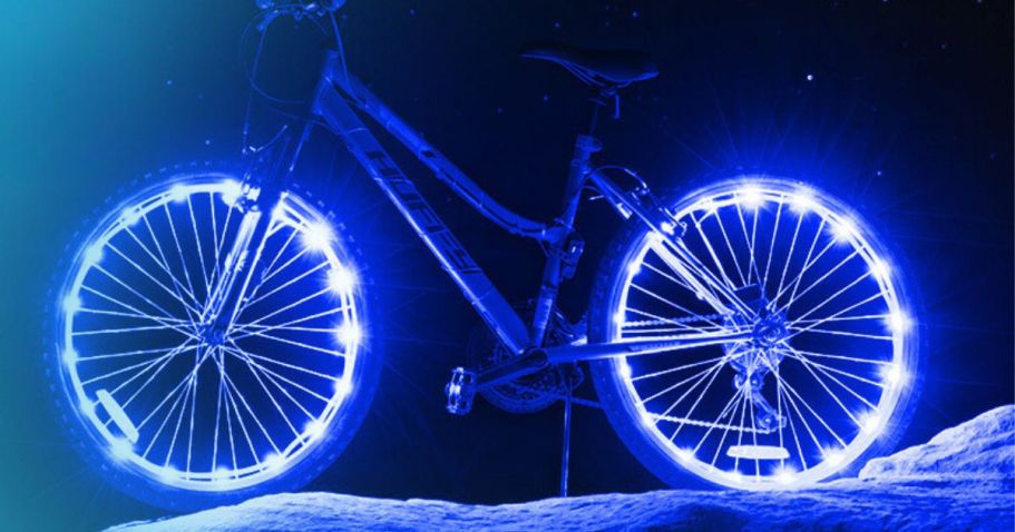 LED Bike Wheel Lights from $8.49 on Amazon | Available in 13 Colors!