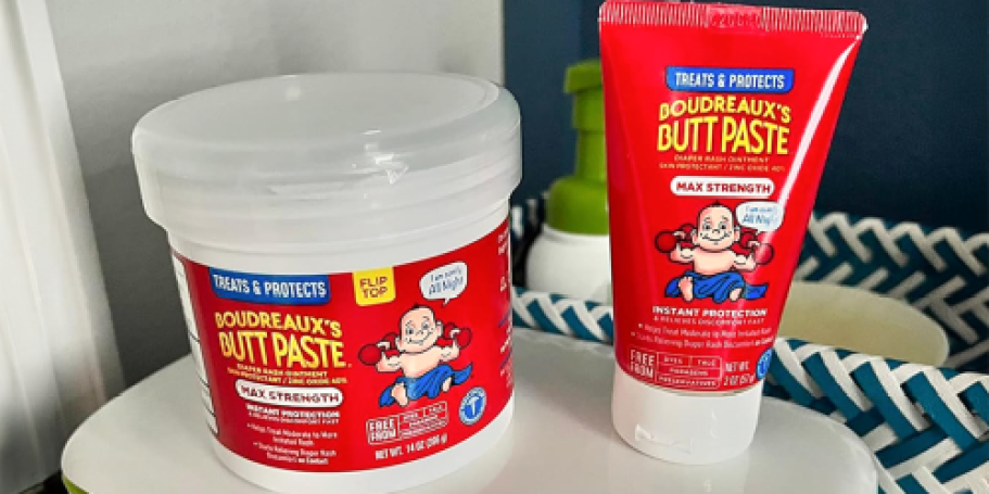 Boudreaux’s Butt Paste Tub AND Tube Just $8.64 Shipped on Amazon (Regularly $18)