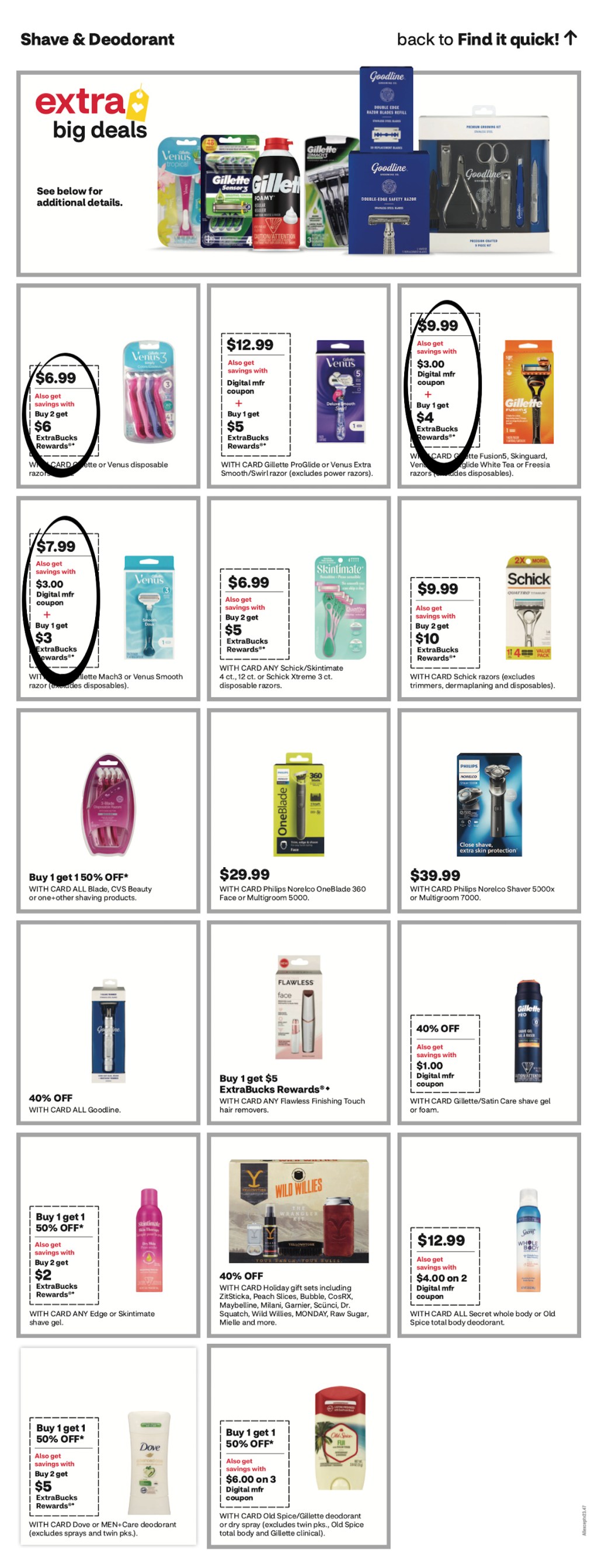 page from CVS ad